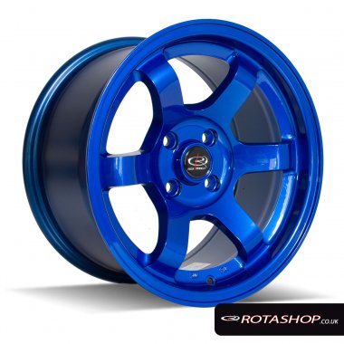 Rota Grid Drift 15" 8" 4x100mm ET20 Hyper Blue Single Rim